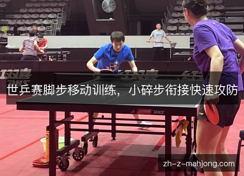 世乒赛脚步移动训练，小碎步衔接快速攻防